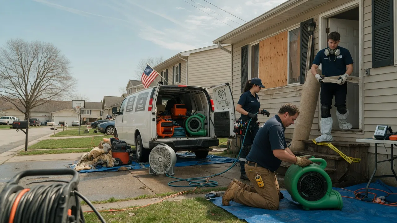 Water Damage Restoration in South Lebanon, OH near me